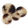 10 Pcs Imitation Horn Flatback Buttons Resin Buttons for Clothing
