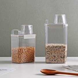 Faro sealed locking handle mixed grain storage container (2 sizes), 1300ml / 파로 밀폐 잠금핸들 잡곡보관통(2size), 1300ml