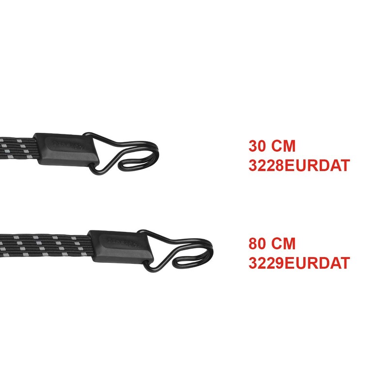Master Lock 3229EURDAT Flat Bungee with Reverse Hooks, Reflective, 80