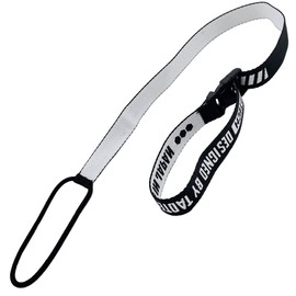 TaoTech Leash Cord Leash Belt Snowboard Anti-Lost Buckle (Black and White)