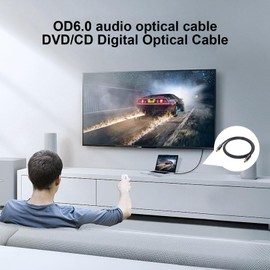 Fiber Optic Audio Cable | Multipurpose Fiber Optic Cable | Home Cinema Accessories, Speaker Supplies for Computer, Stereo Systems, Amplifiers