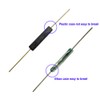 Kiligen 10pcs Plastic Reed Switch Lead Contact Normally Open (N/O)