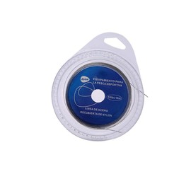 Fishing Line, 5 Types 10 m Durable Braided Line High Sensitivity Fishing Steel Wire Braided Fishing Wire Covered with Plastic(10 lbs) Sportinggoods Fishing Line