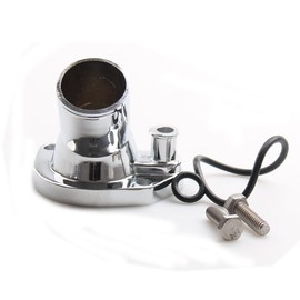 CarBole 45 degree Chrome Thermostat Housing Water Neck Compatible with Ford 260-302/351W