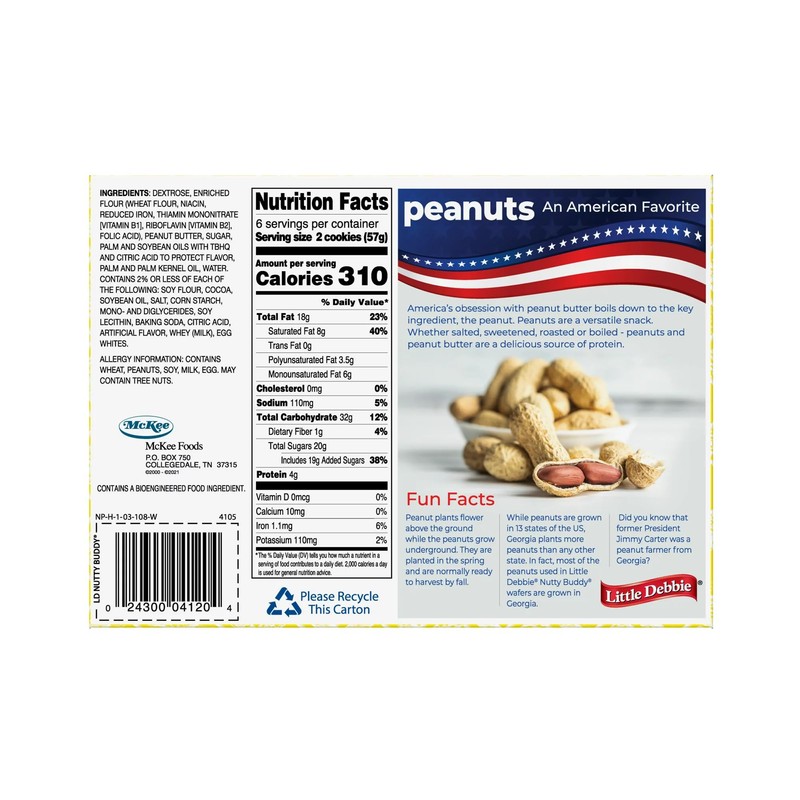 Little Debbie (Nutty Buddy, 2 boxes)