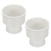 PATIKIL 2Pcs 3" to 2" Duct Reducer PVC Pipe Increaser