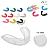 Mouthguard Single Professional Protection Unisex Bite Moldable Non-Toxic with Case