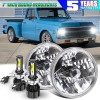 CHUSYYRAY For 1967-1972 Chevy C10 7 inch Round LED Headlight
