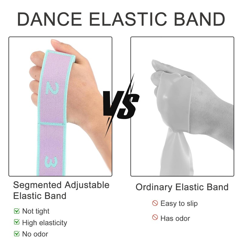 Stretching Strap with Loops, 2Pcs Yoga Pull Strap, Resistance Bands