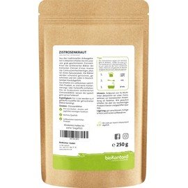 Cistus Incanus 100% Natural, No Additives, Cut Cistus Cistus, Cistus Rose Leaves from Controlled Organic Cultivation bioKontor