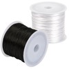 Tenn Well 0.8mm Flat Stretchy Bracelet String, 2 Rolls 100