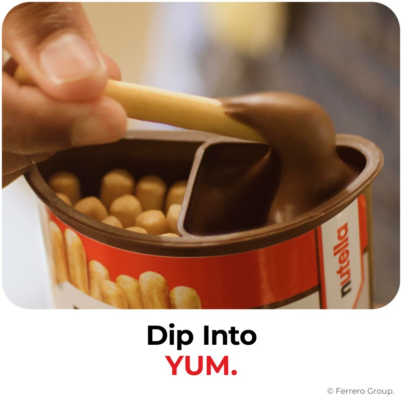 Nutella & GO! Chocolate Hazelnut Spread with Cocoa + Breadsticks,