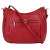 Samantha Look Women's Genuine Leather Shoulder Bag, Made in Italy,