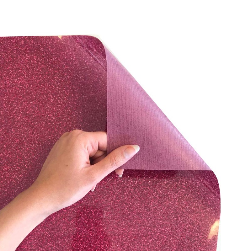 Siser Glitter HTV - Rollo de vinilo de transferencia térmica