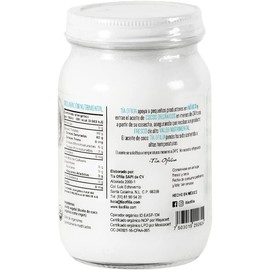 Tía Ofilia Aceite de Coco Orgánico Extra Virgen Extraído en frío 235 ml Raw Organic Coconut Oil Cold-pressed Unrefined