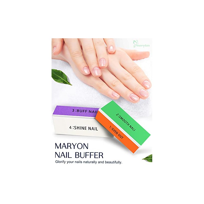 MARYTON Bloque Pulidor De Uñas Profesional - Bloque Pulidor De