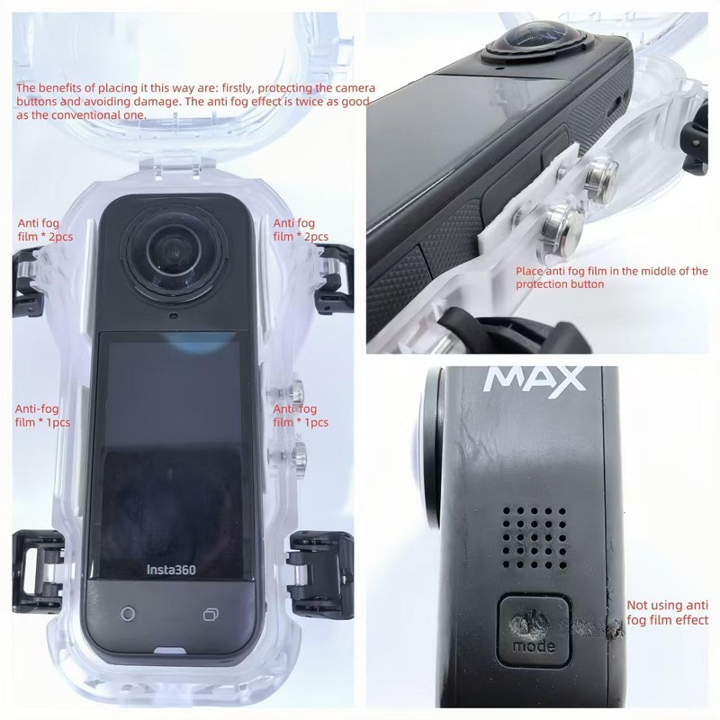 Taoricup Insta360 X5 Waterproof Case Protective Case Diving Case for