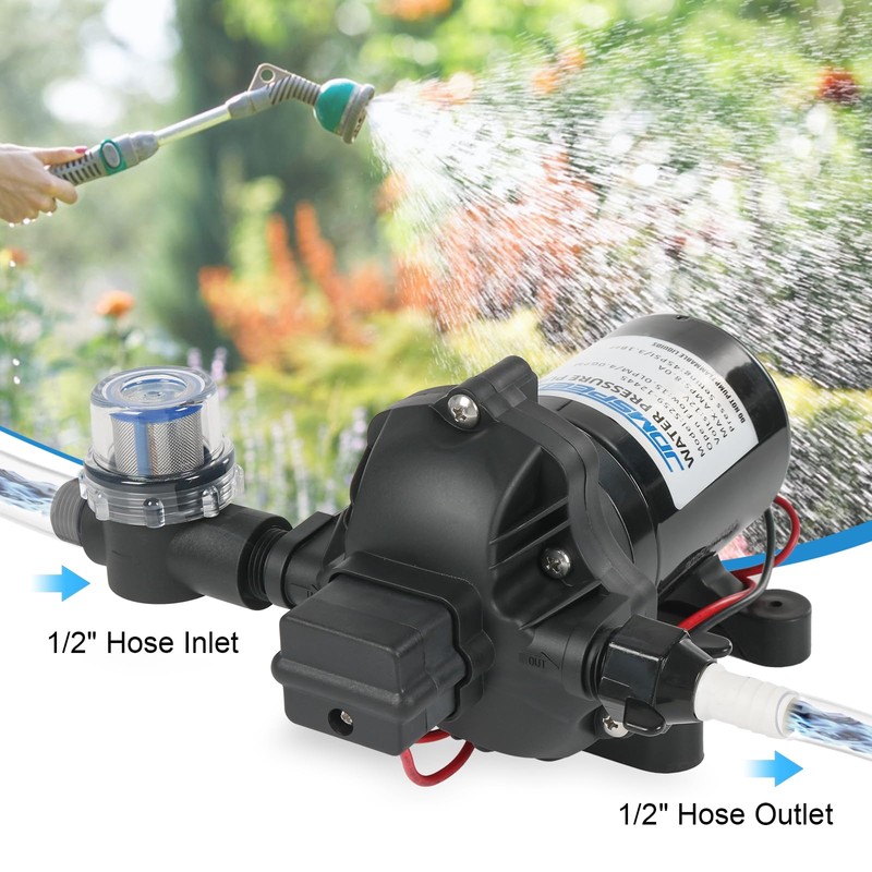 DICMIC 4.0 GPM 12V DC 45 PSI Revolution Water Pump