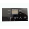 Black Overlay only for GE Refrigerator Dispenser Display and Compatible