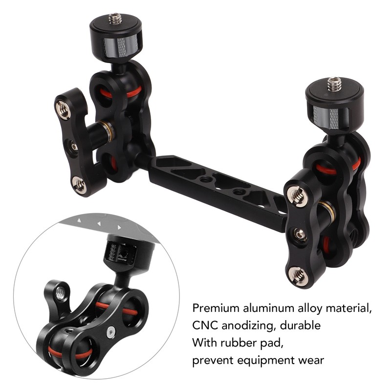 Articulating Arm Aluminum Alloy 11in Lengthened Adjustable Articulating Ballhead Extension