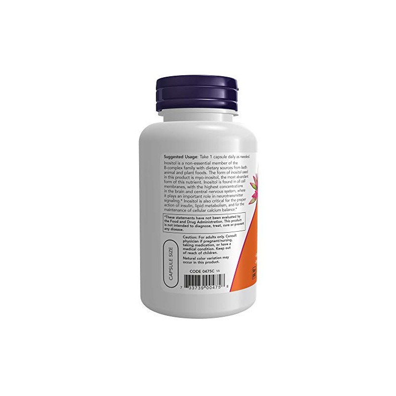 Inositol 500 100 Cápsulas Paquete