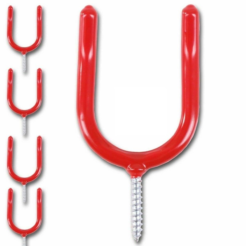 SISI UK® Tool Storage Shed Garage Hook Plastic Coated -