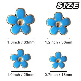 4 Pcs Metal Daisy Air Vent Clips Flower Car Air Freshener Clip Air Conditioning Outlet Clip Bling Charm Car Inter Decor Accessories for Girls Women