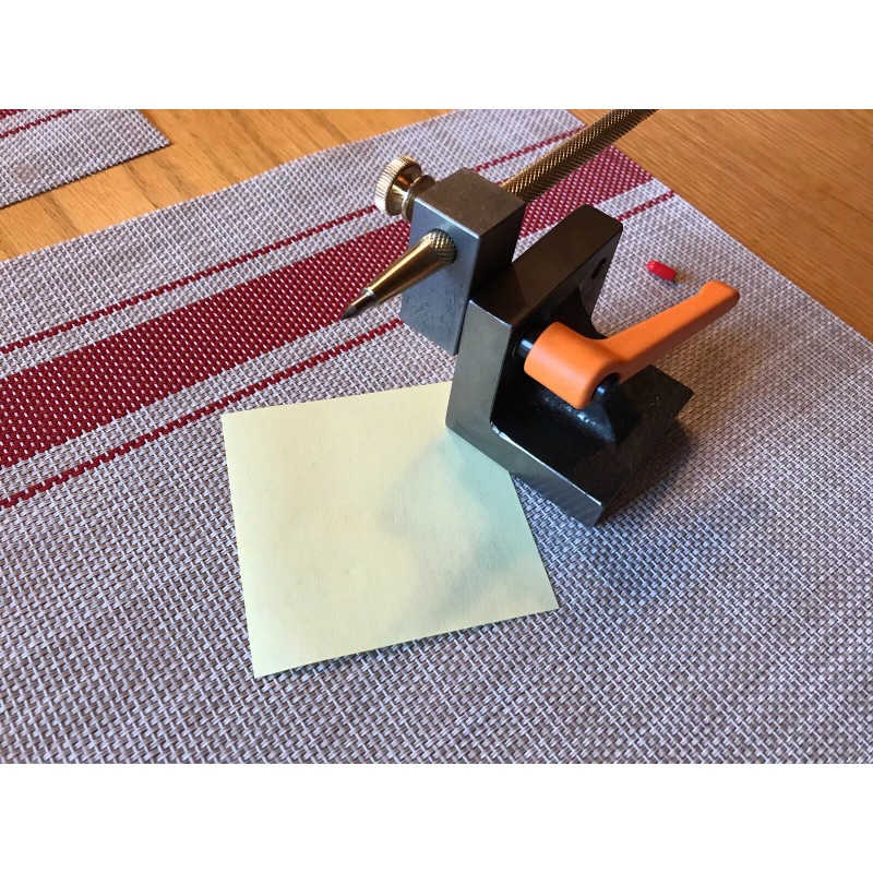 Knife Maker's Center Line Scribe, Angle Block Scribe, 2X72 Knife