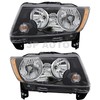 jpautowholesale For 2013-2017 Jeep Compass Headlight Halogen Set Driver and