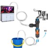 Fish Tank Cleaner Auto Aquarium Water Changer Kit Faucet Adapter