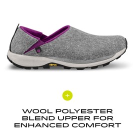 Topo Athletic Women’s Rekovr 2: Slip-On Active Recovery Shoes - Purple Gray