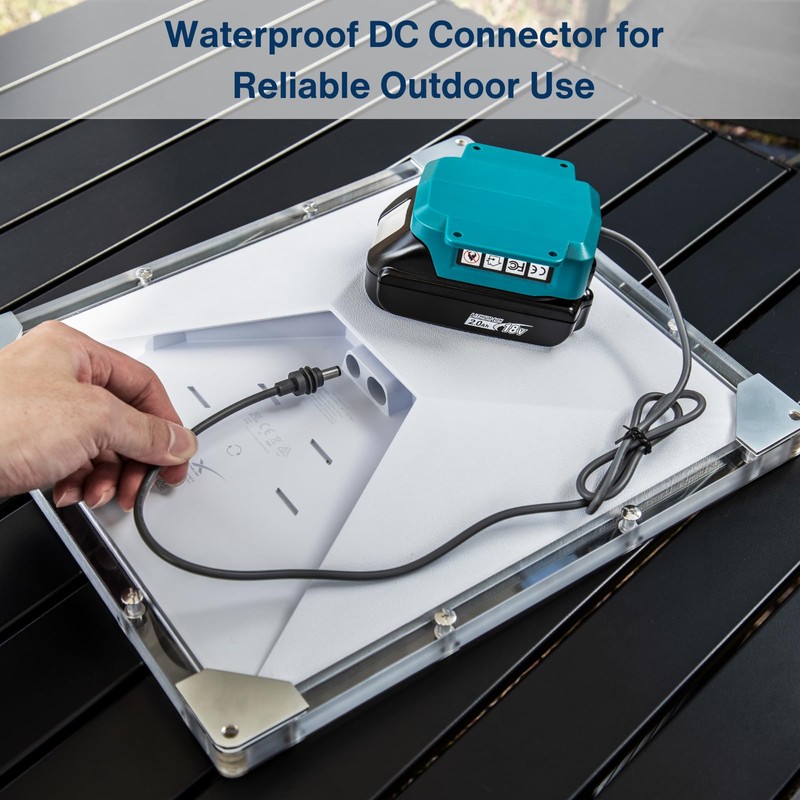 Steinwhale Battery Powered Charger for Starlink Mini Compatible with Makita