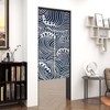 LIGICKY Japanese Noren Doorway Curtain Tranditional Wave Printed Window Treatment