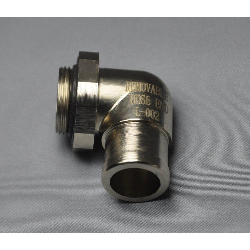 EZ Oil Drain Valve Hose End - L-Shape Large
