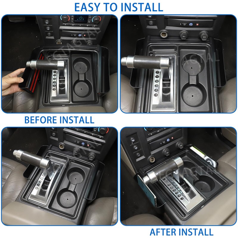 Gear Shift Organizer Tray Fit for Hummer H2 2003-2009, Center