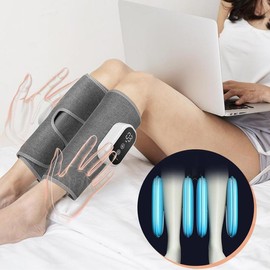 3-Mode Leg Massager, Air Compression Leg Massage Tool with 3 Intensities & 15-Min Timer, Adjustable Vibration Intensity Effective Relief for Leg Fatigue