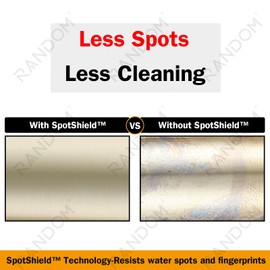 RANDOM Shower Arm with Flange,Gold 6 Inches Wall Mount Angle Shower Head Extension Arm For Fixed Shower Head Stainless Steel,Brushed Gold.RD91018-6BG