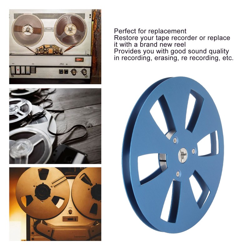1/4 7 Inch Empty Reel 6 Hole Aluminum Alloy Open
