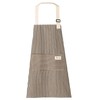 Bailinks Unisex Stripe Apron with Adjustable Straps and two Pockets,