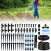 QWORK 230FT Drip Irrigation System, Automatic Sprinkler System Kit, Garden