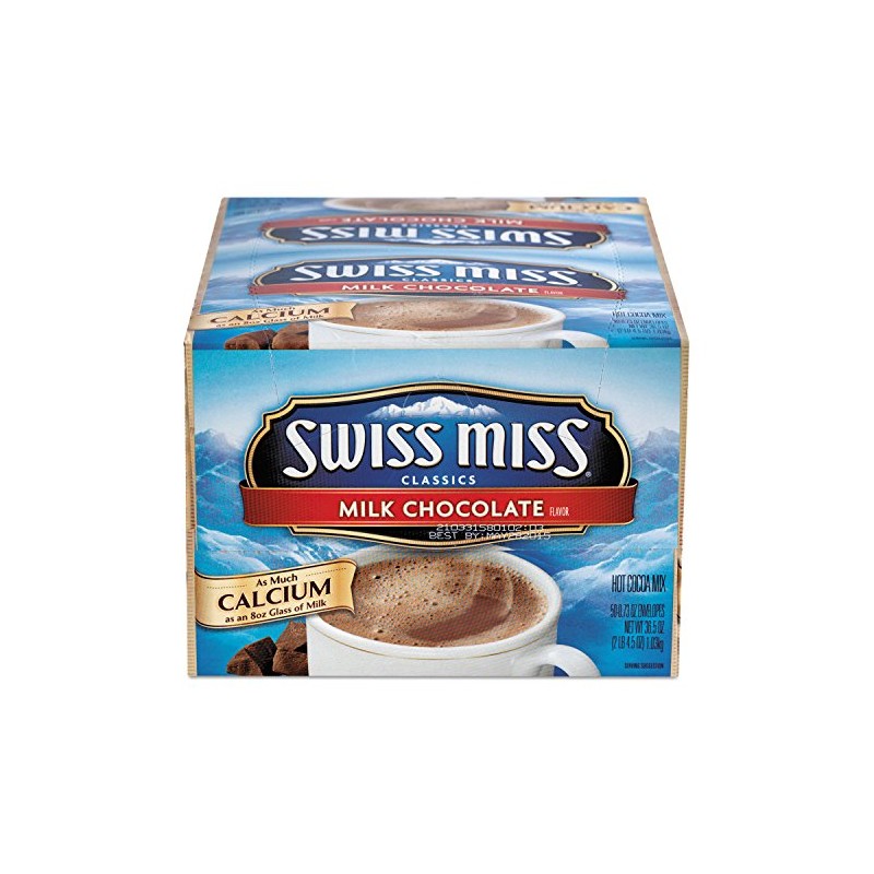 Hot Cocoa Mix, Regular, 50 Packets/Box