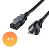 Sanwa Supply KB-D3247A Power Cord, 13.1 ft (4 m)