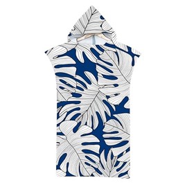 Proumhang Changing Aid Towel Poncho Bathrobe Men Women Surf Poncho Microfibre Bath Poncho and Poncho Towel 75 cm x 110 cm Mode 3