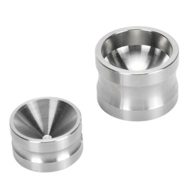 2PCS Bone Meal Cup Stainless Steel Mixing Bowl High Temperature Resistance Bone Powder Mug Medium Large Size
