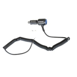 DCPOWER Coiled/Curled Power Cord with Two-Port Compatible Replacement for Escort Redline 360c Laser Radar Detector