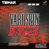 Tibhar rubber Vari Spin D.Tec.S., black, 1.5 mm