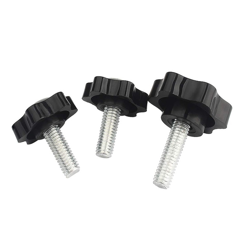 XIZONLIN M4*30 Clamping Screw Knob - Plum Hex Shaped Grips