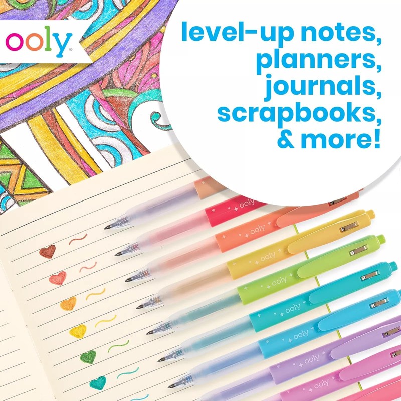 Ooly Oh My Glitter Gel Pens - Set of 4