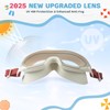 Zoomsnail Kids Swim Goggles 2 Pack, Anti-Fog Anti-UV Wide View