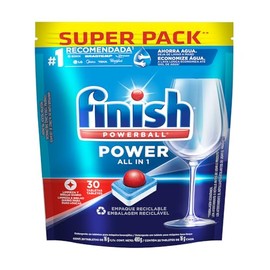 Finish® Tabletas Lavavajillas Powerball All in One Max 30 Tabs